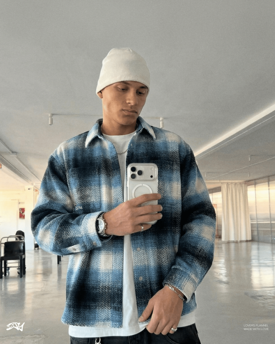 Blessety „Lovers“ Flannel Blau - BLESSETYCLO
