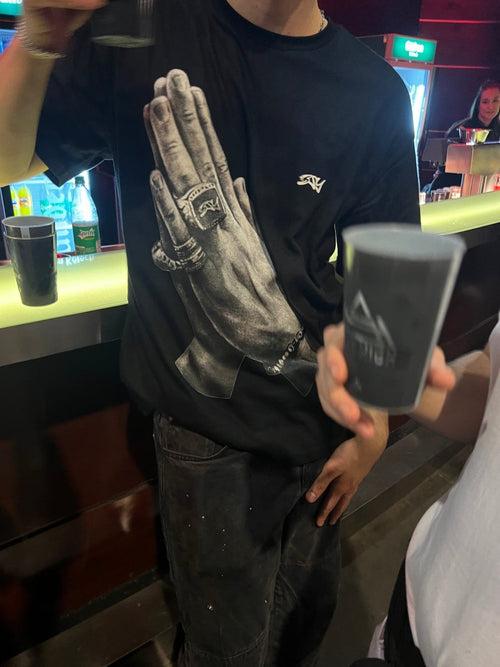 Blessety "Pray" Oversized Shirt - BLESSETYCLO