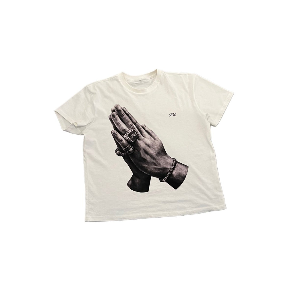 BSY „Pray“ Oversized Shirt - BLESSETYCLO